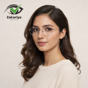 AuraCraft Ladies’ Eyewear lightweight round optical glasses for women